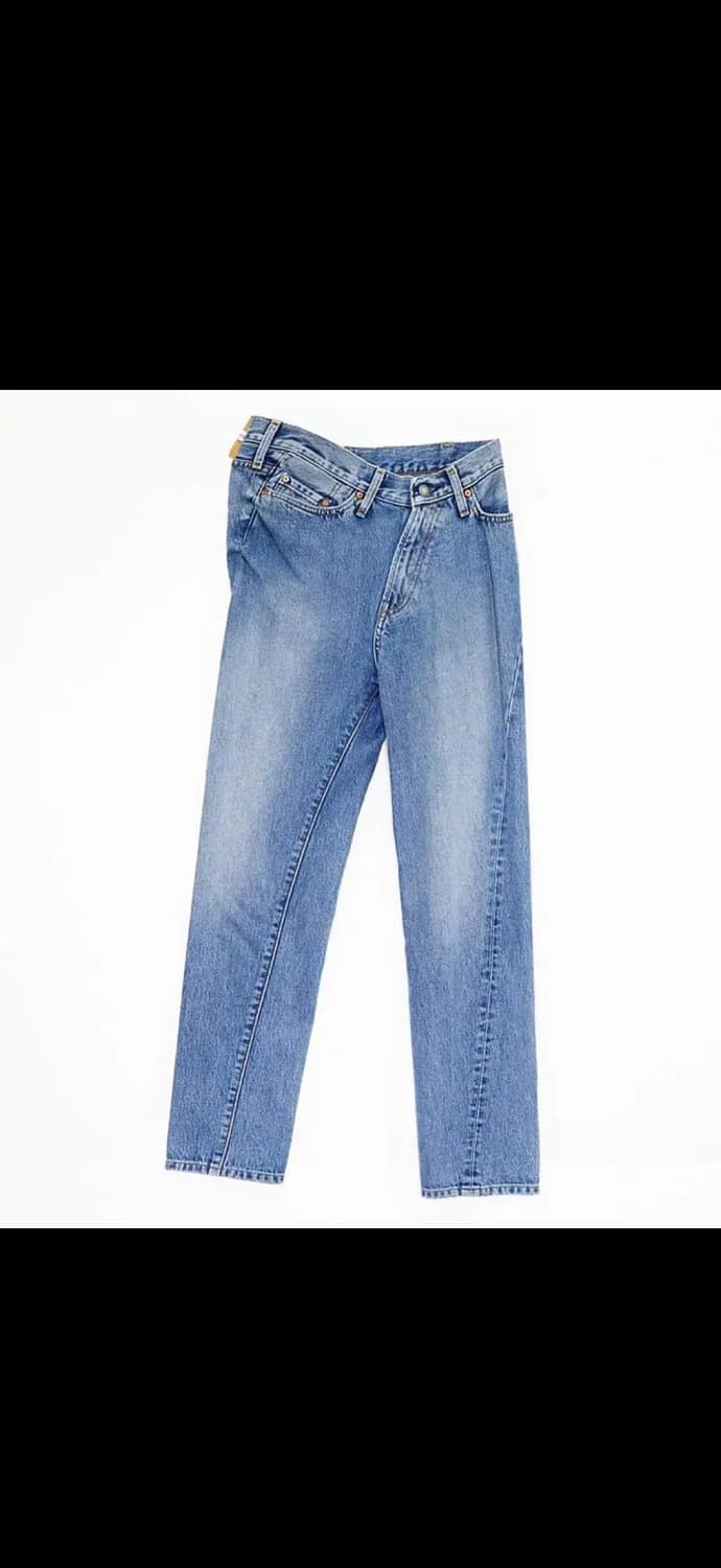 파세타즘 X 리바이스 콜라보레이션 트위스트 인디고 팬츠 5 사이즈 상품이미지3