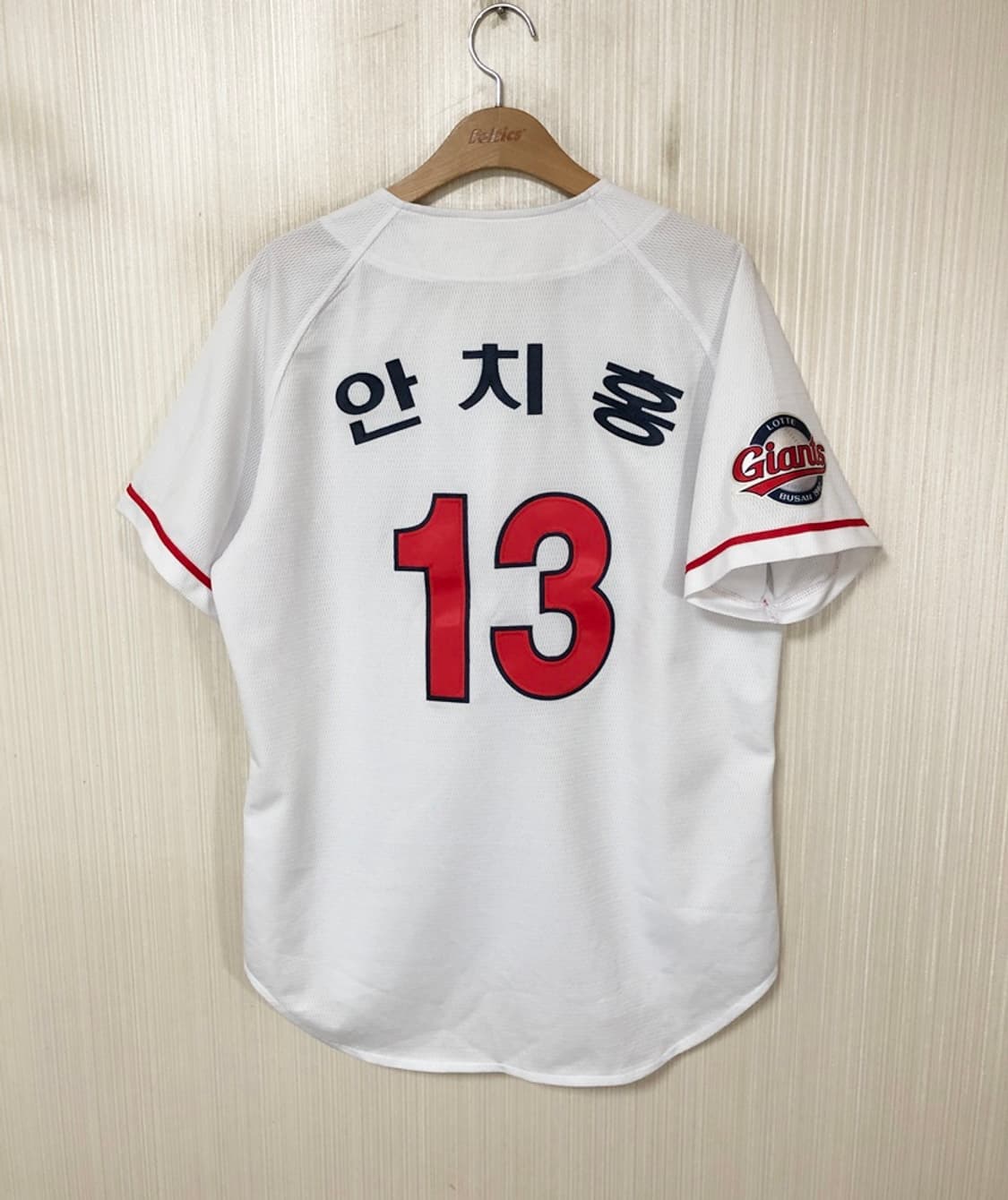 KBO 카파 롯데자이언츠 어센틱 홈유니폼/져지 L(100) #13 안치홍 상품이미지8