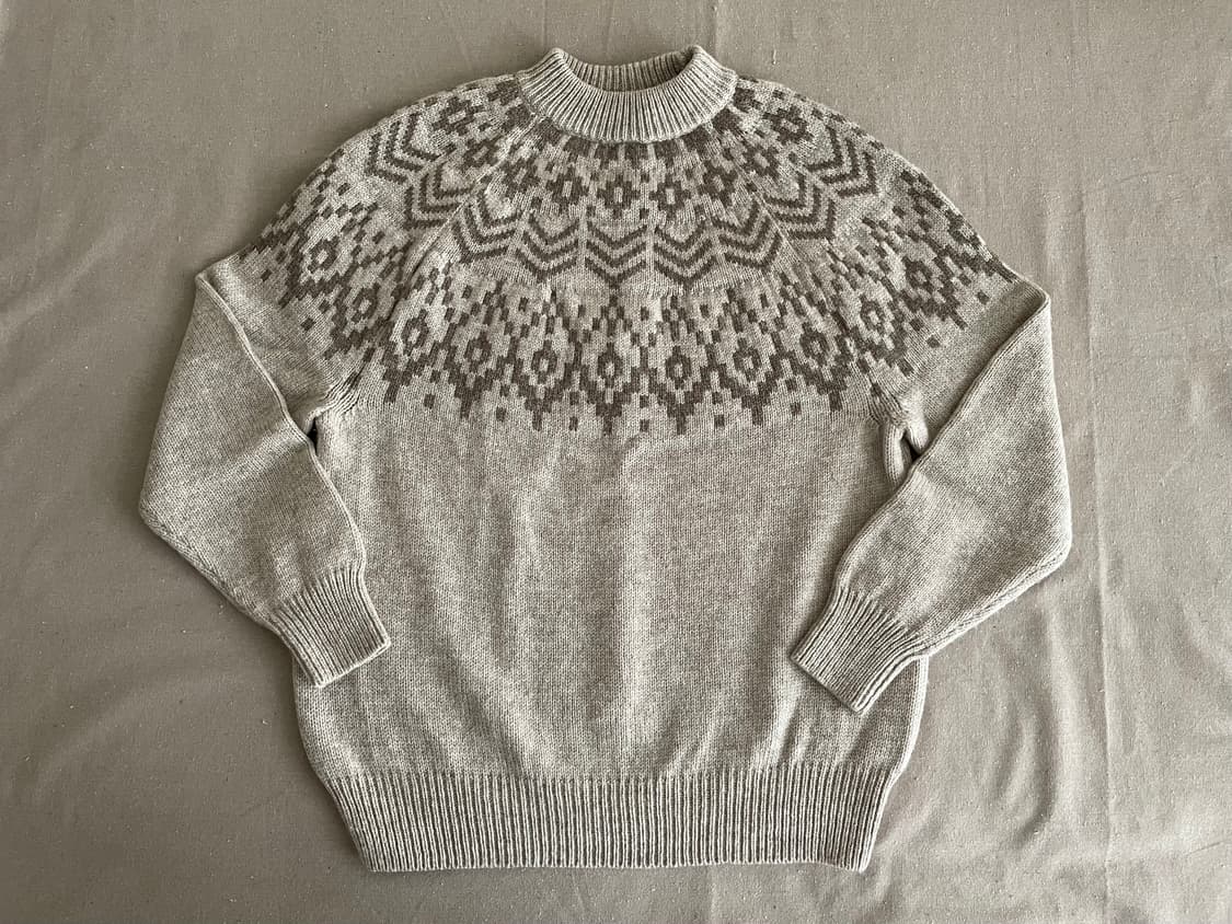 무인양품 노르딕 스웨터 / 모리걸 할모리 상품이미지4