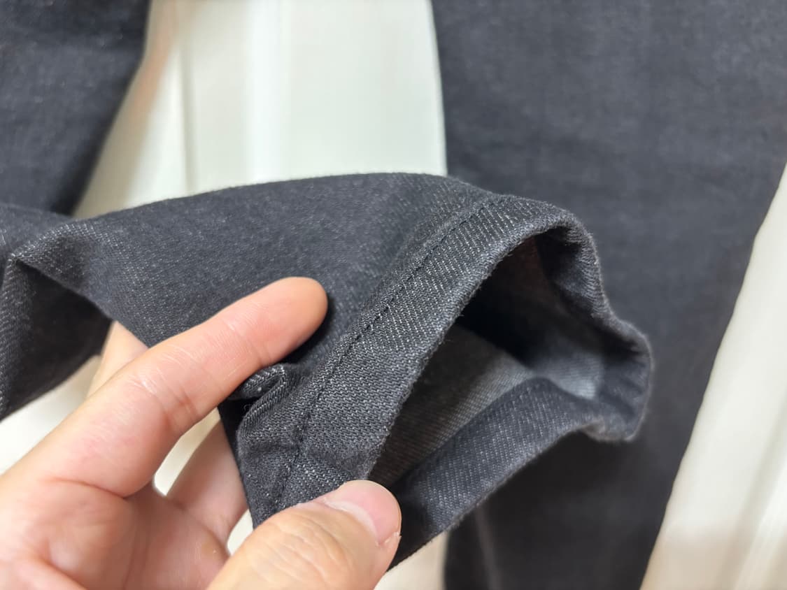 에이프릴 77 조이 29 블랙 스트레치 바지 팬츠 슬림핏 상품이미지3