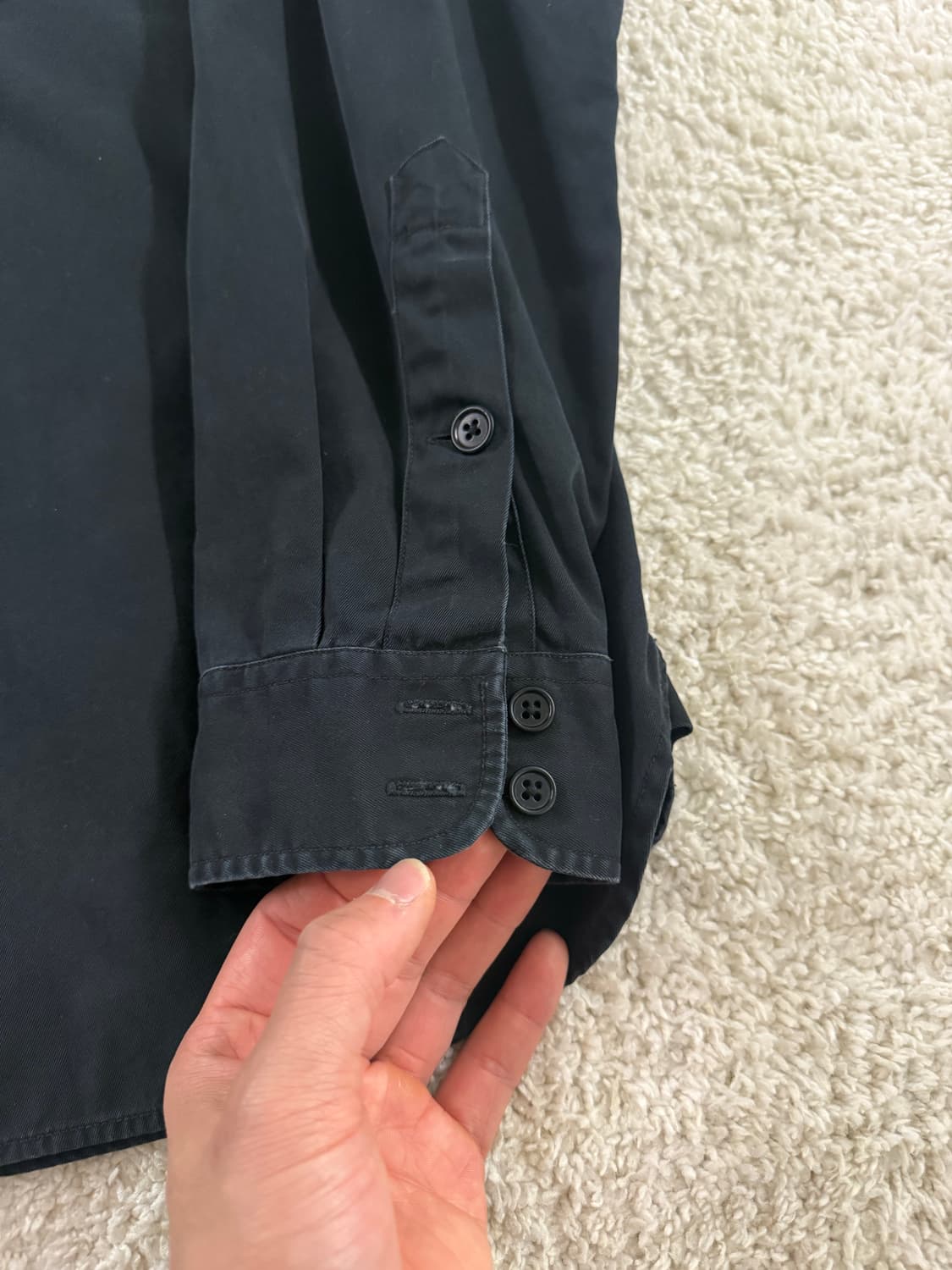 Rrl 가먼트다이 밀리터리 셔츠 ( L size ) 상품이미지2