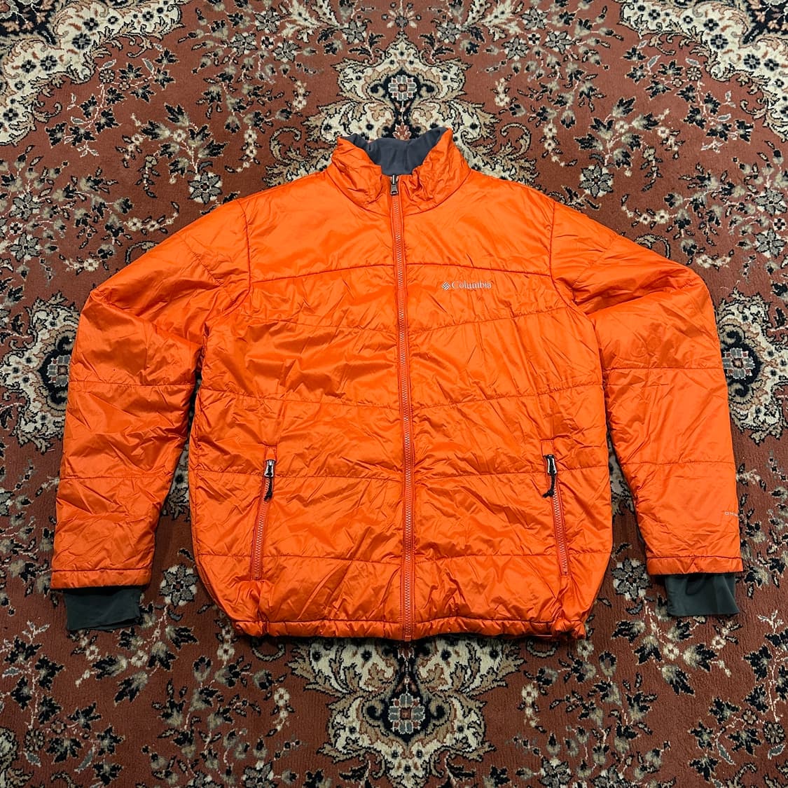 컬럼비아 경량패딩 옴니히트 (L-XL) 오렌지 상품이미지2