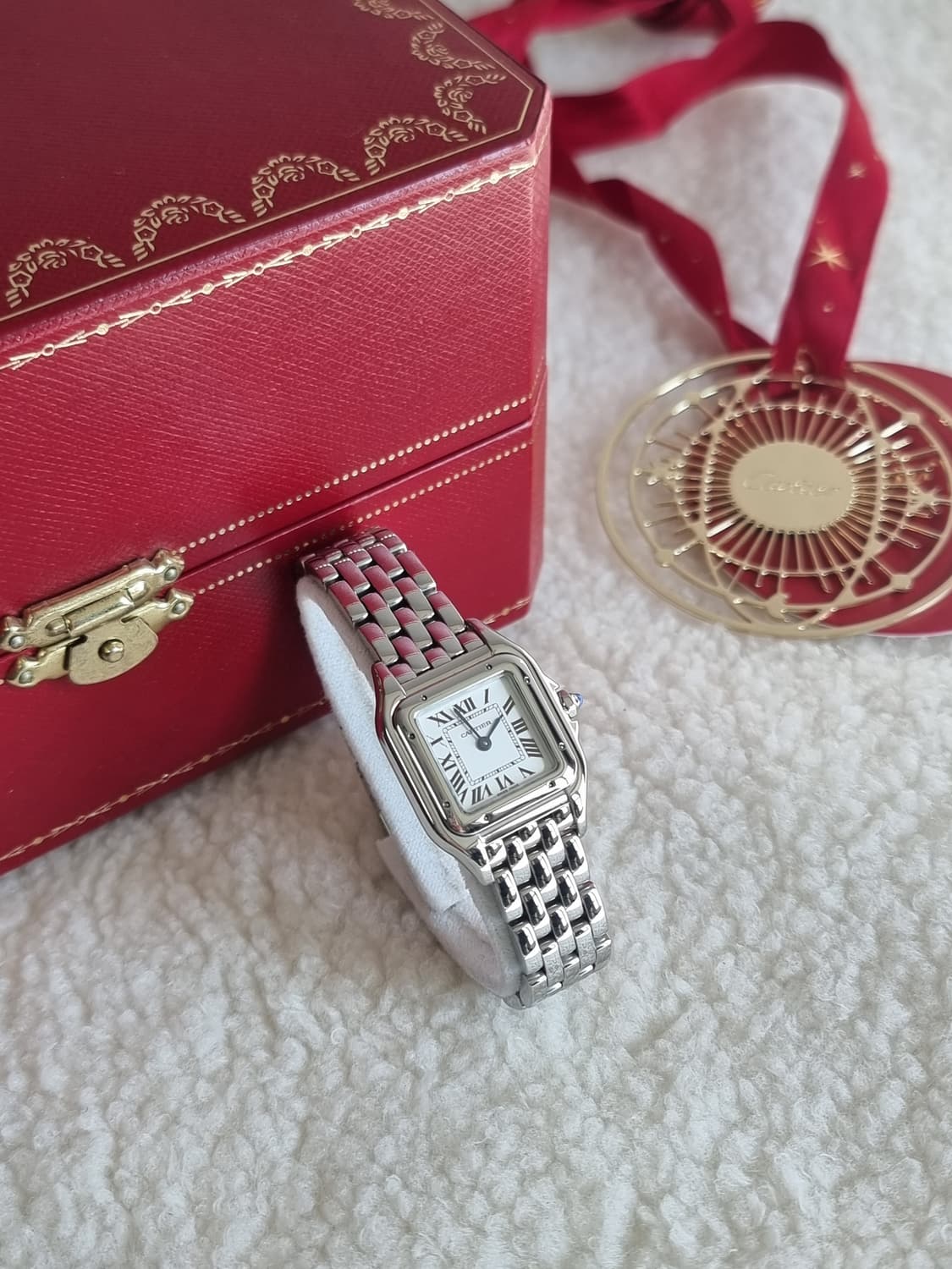 [까르띠에 풀세트] 신형 팬더 스몰 S 스틸 쿼츠 여성시계 18년 상품이미지3