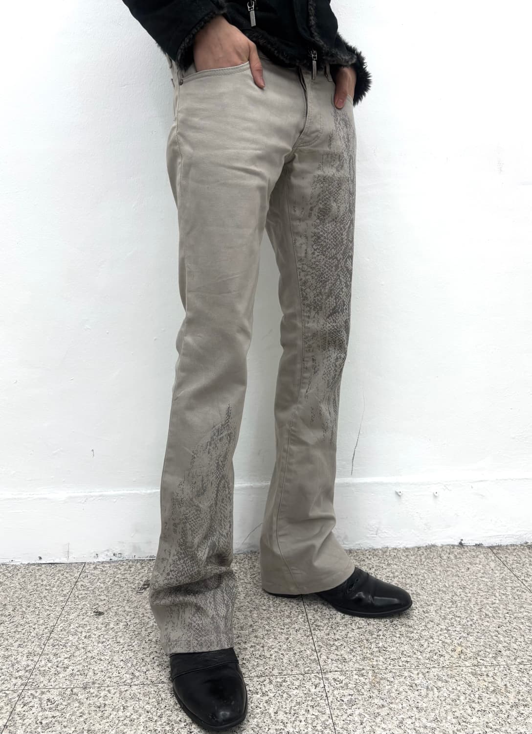 5351 Pour Les Hommes python flared pants 상품이미지6