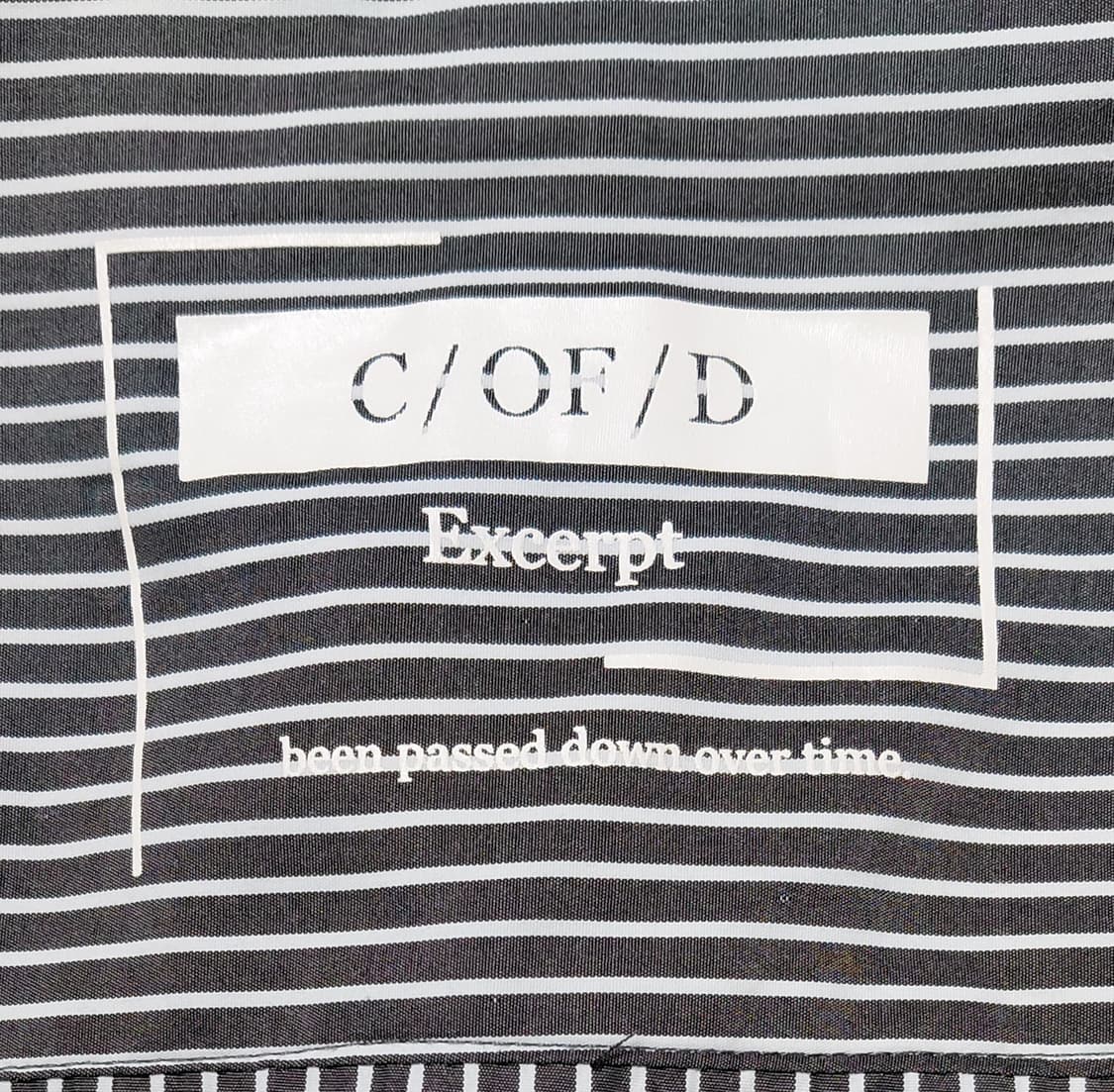 [L] 브라우니 빈티지 스트라이프 타이포그래피 오버핏 셔츠 상품이미지9