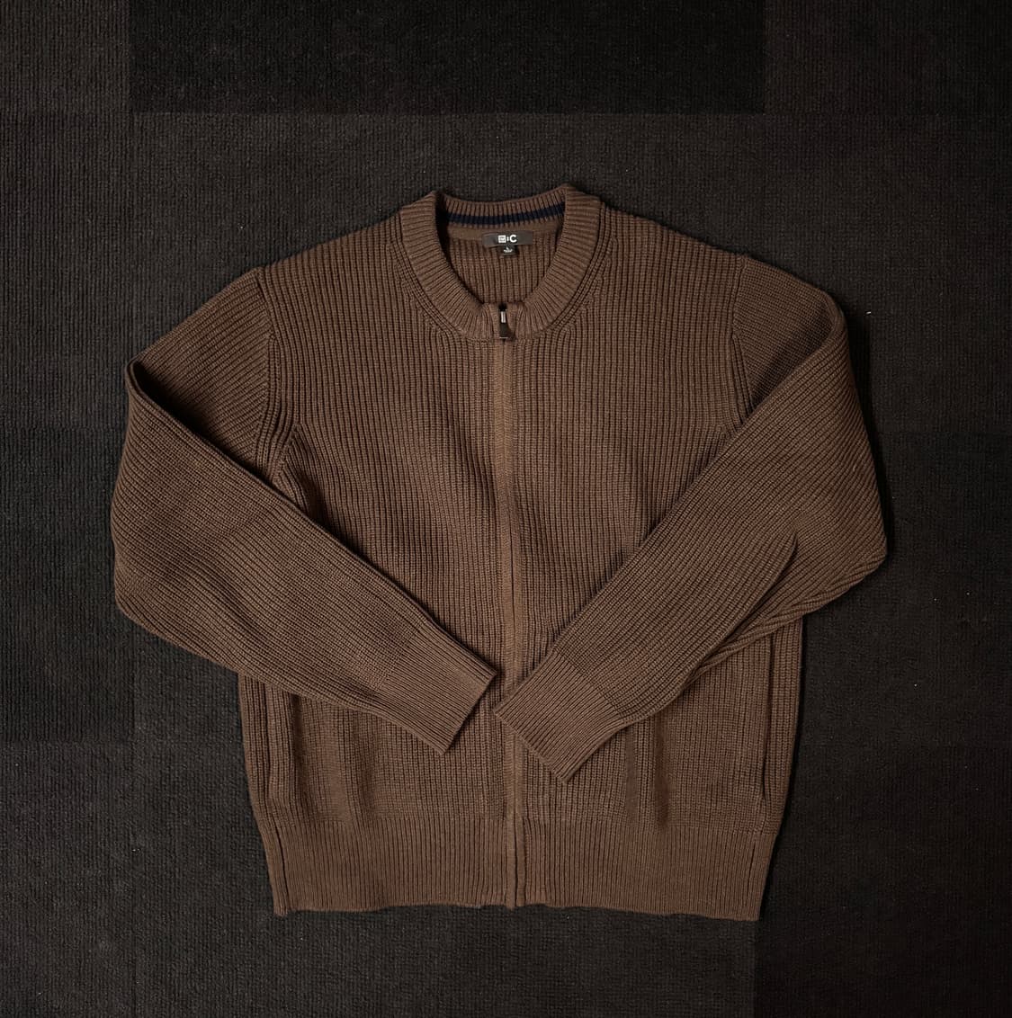 [L] 유니클로U 크루넥 풀 집 가디건 상품이미지2