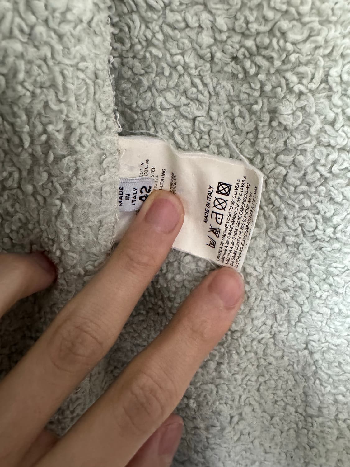 마틴 마르지엘라 본인기 02aw 시어링 코트 상품이미지5