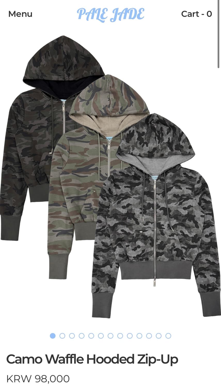 페일제이드 카모 집업  상품이미지7