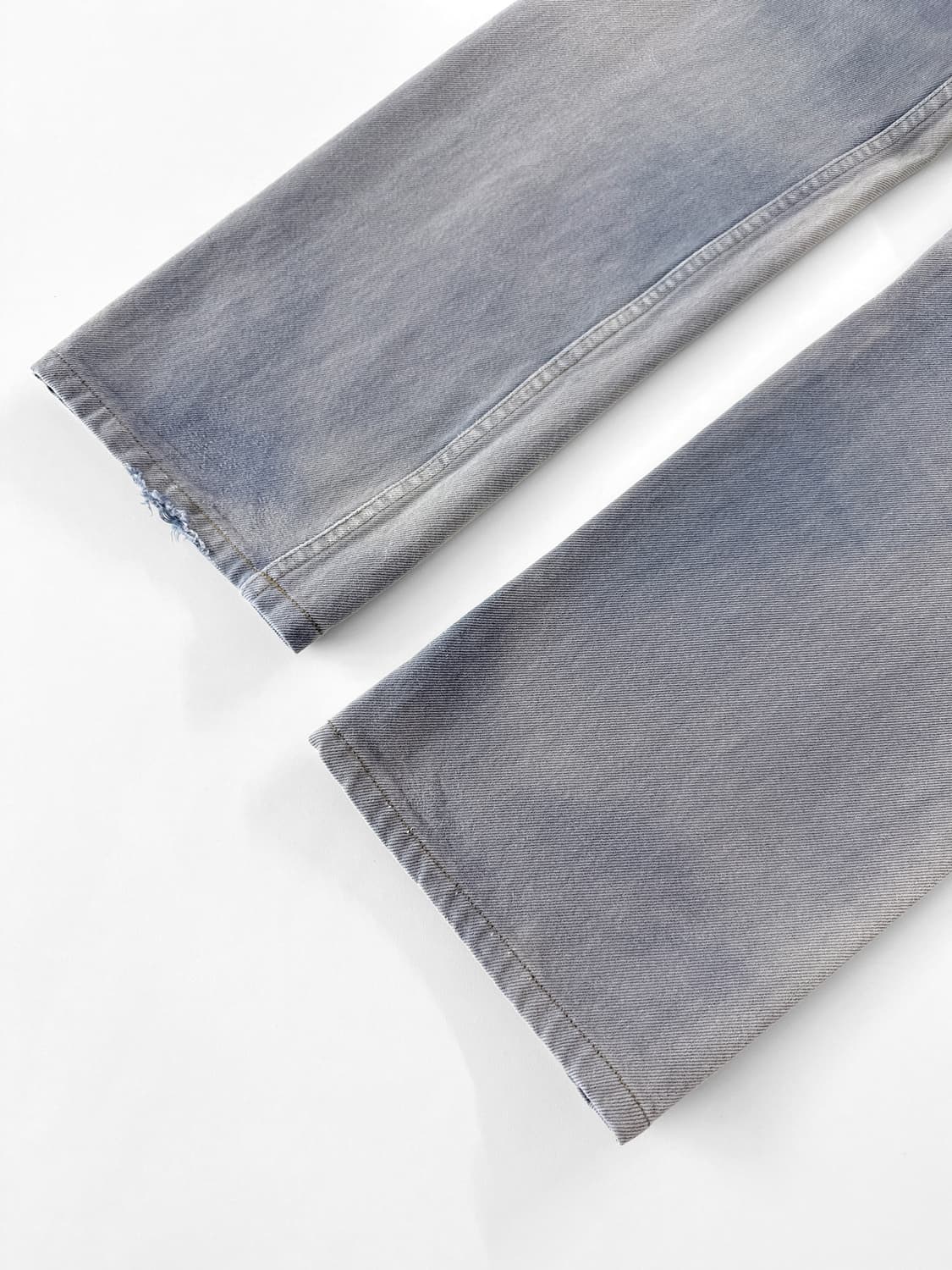 (Rare) 90s 빈티지 리바이스 501 애쉬 그레이 페이드 데님 팬츠 상품이미지10