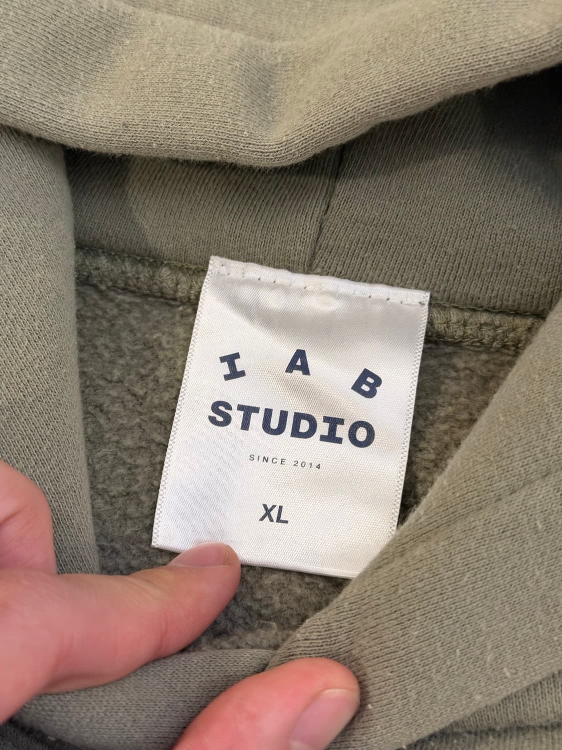 아이앱 스튜디오 후드티 카키 올리브 상품이미지7