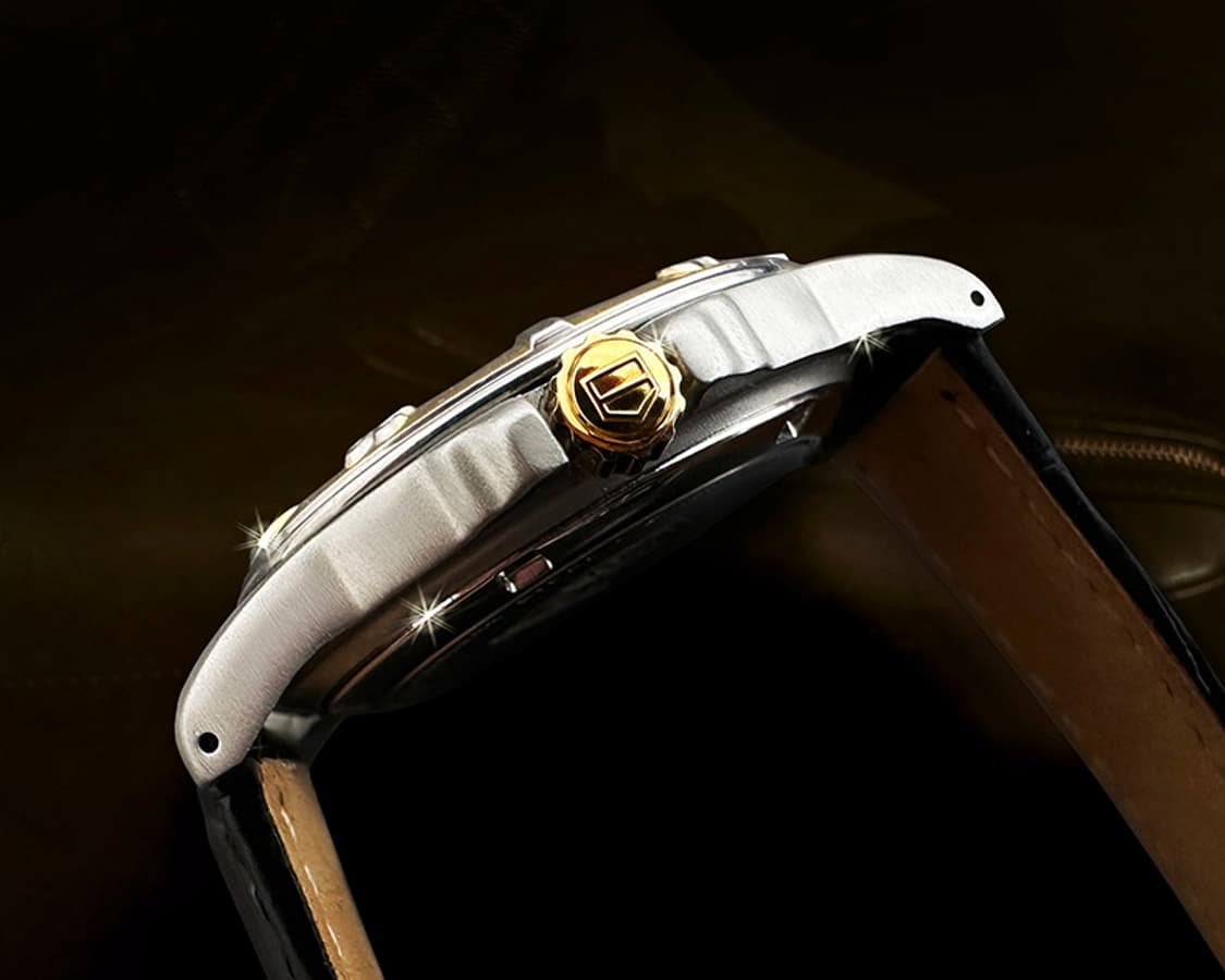 태그호이어 빈티지 프로패셔널 200M  블랙판 남성 콤비 시계 상품이미지6