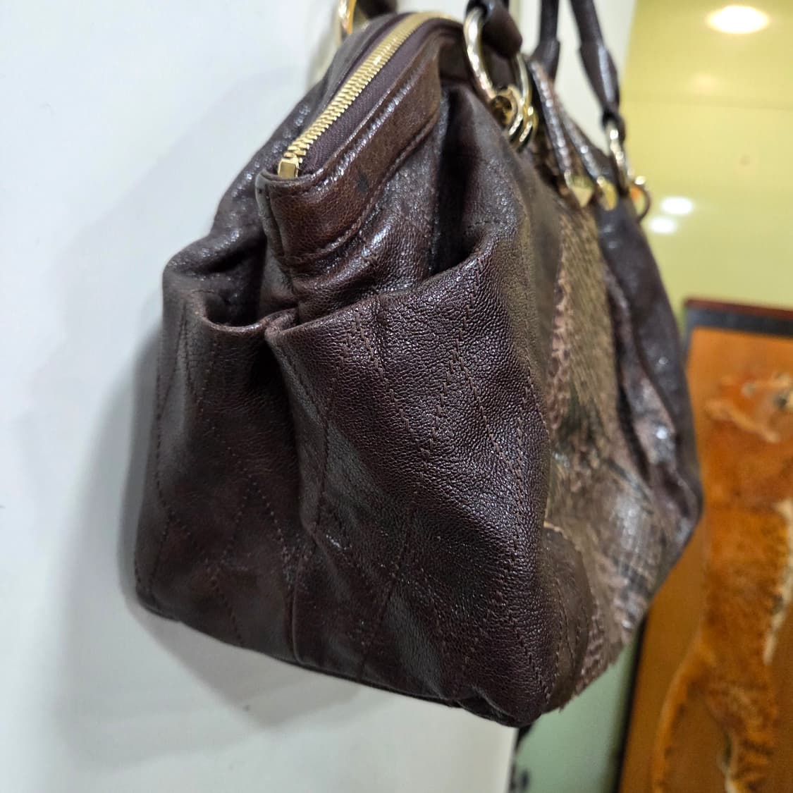 발렌시아가 파이톤 토트백 상품이미지6