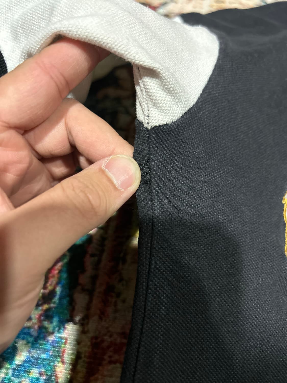 [M] 폴로 랄프로렌 치프키프 블랙와치 빅포니 카라 반팔 상품이미지9