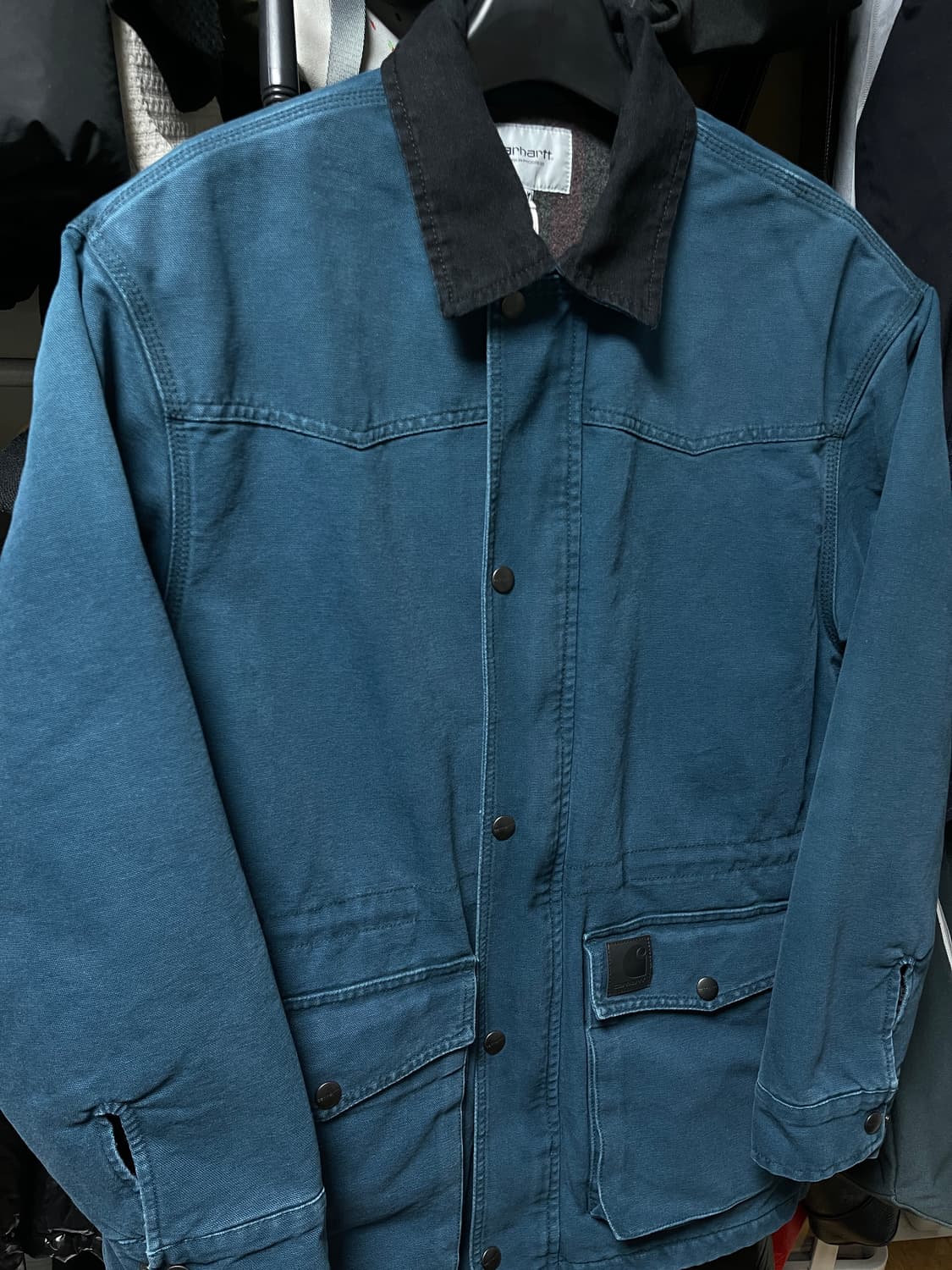 칼하트 wip 산타페 코트 딥라군 m 새상품 상품이미지3