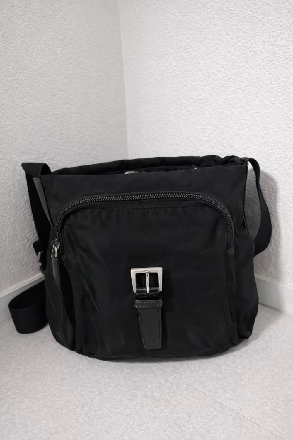 (Prada 정품) 프라다 블랙 포코노 숄더백 상품이미지2