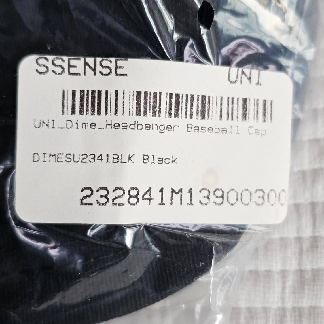 미개봉) DIME 다임 로고 헤드벵어 볼캡 모자 블랙 남자 여자 상품이미지9