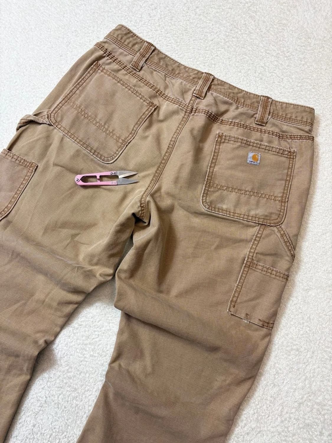칼하트 00's 워시드 더블니 카고 팬츠 PN6273 상품이미지6