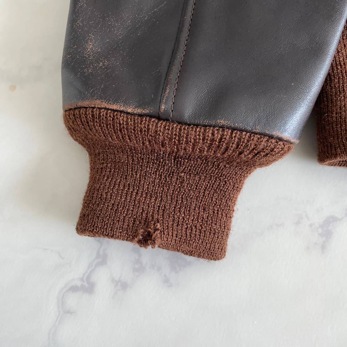 구 리얼맥코이 A-2 러프웨어 27752 다크씰 브라운 38 사이즈 상품이미지9