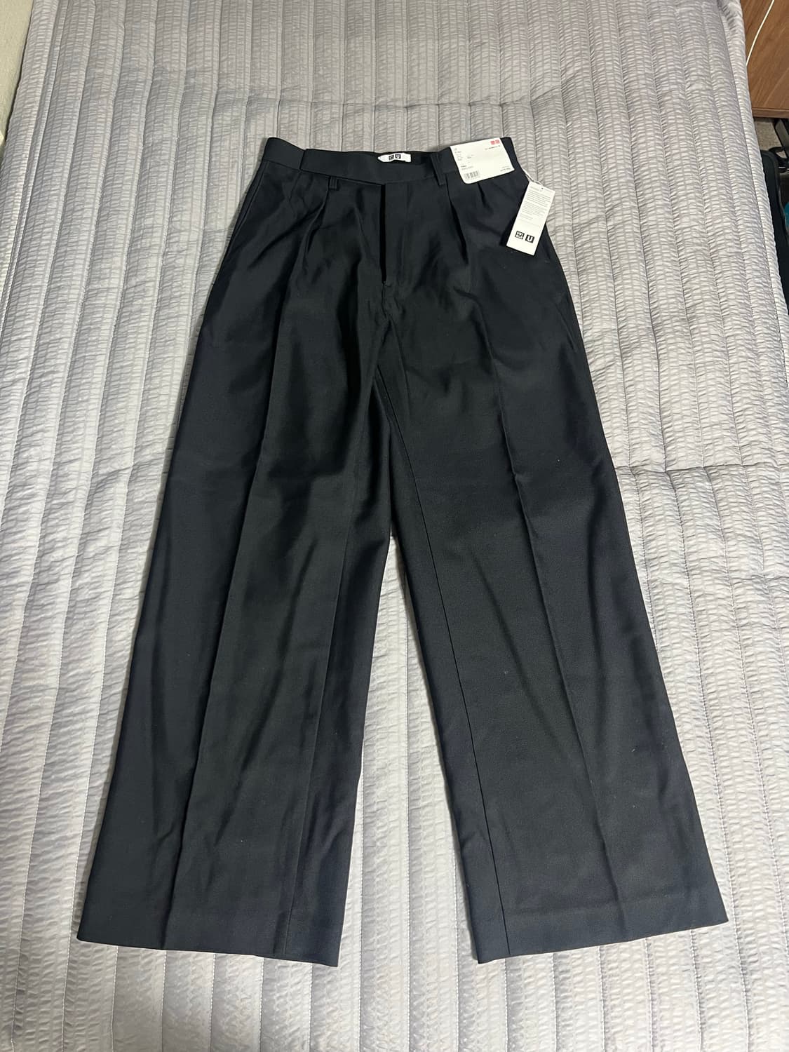 새상품) 유니클로 U 울 와이드 팬츠 상품이미지1