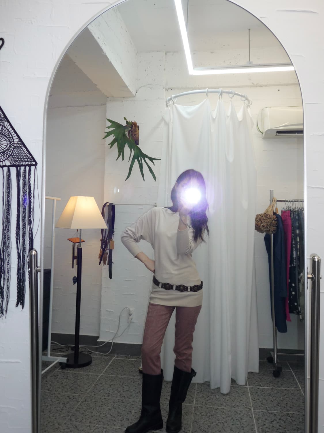 pink jacquard skinny pants 상품이미지2