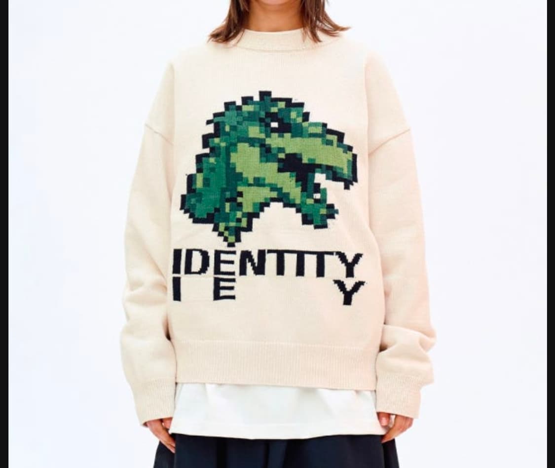 이에이 IEY 공룡 니트 상품이미지1