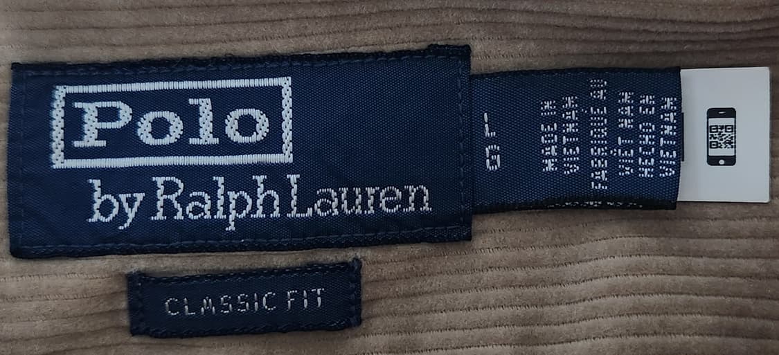 폴로 랄프로렌 신형 코듀로이 셔츠 베이지 L  23SS 상품이미지4