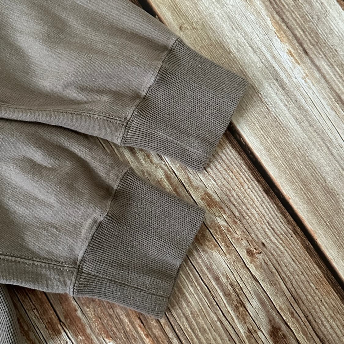 unfil 언필 리버스위브 스웻셔츠 4 사이즈 베이지 색상 상품이미지6