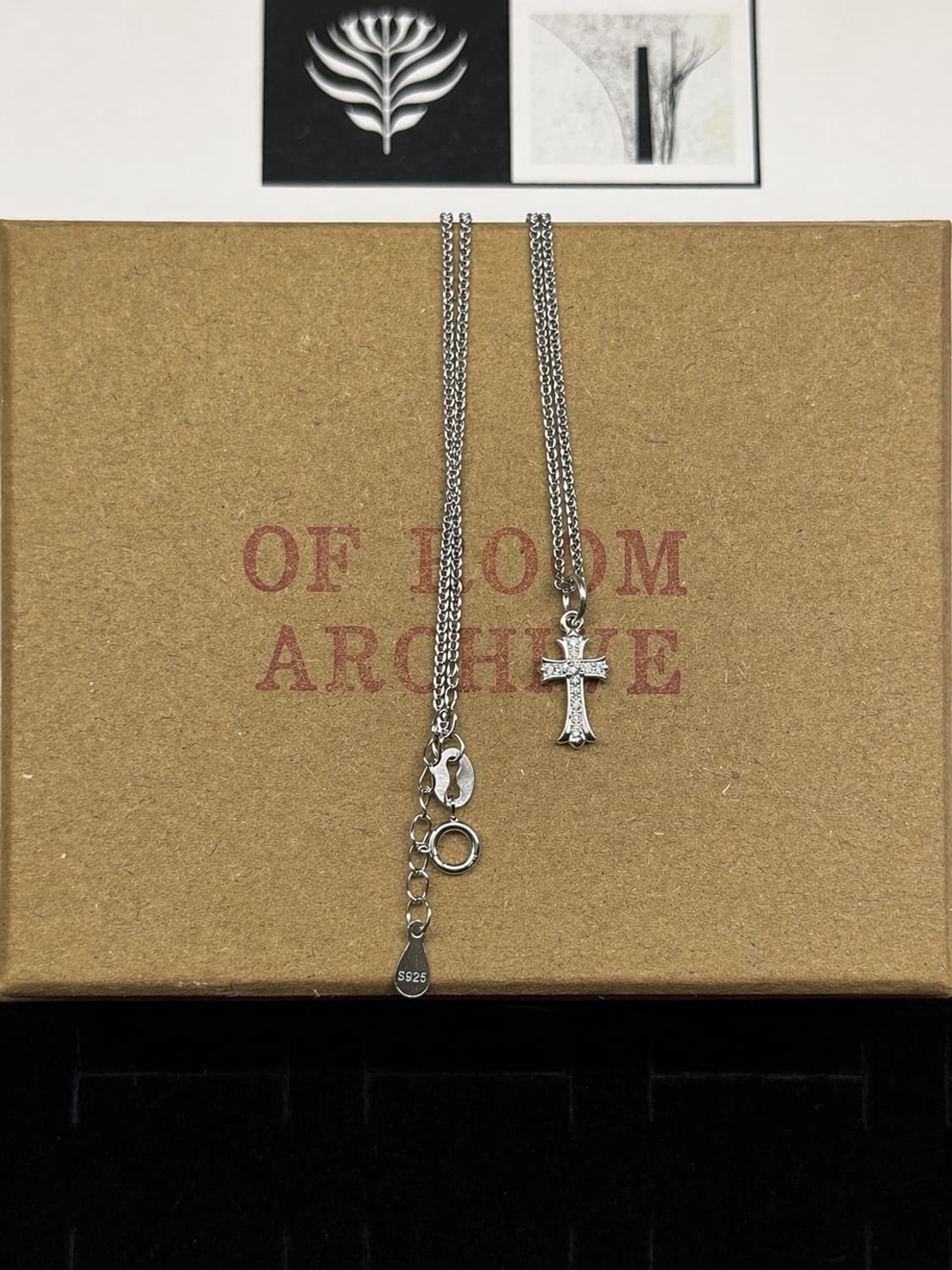 미니 크로스 팬던트 목걸이 (실버925 은목걸이) 상품이미지2