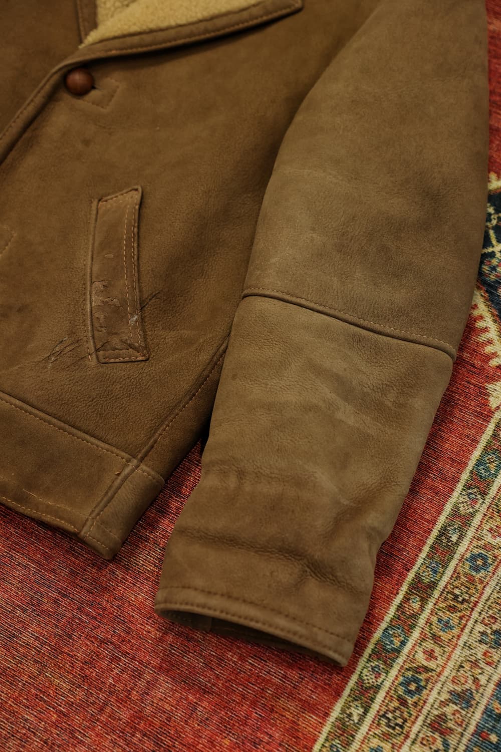 80~90s 빈티지 쇼트 무스탕 자켓 판매 상품이미지4