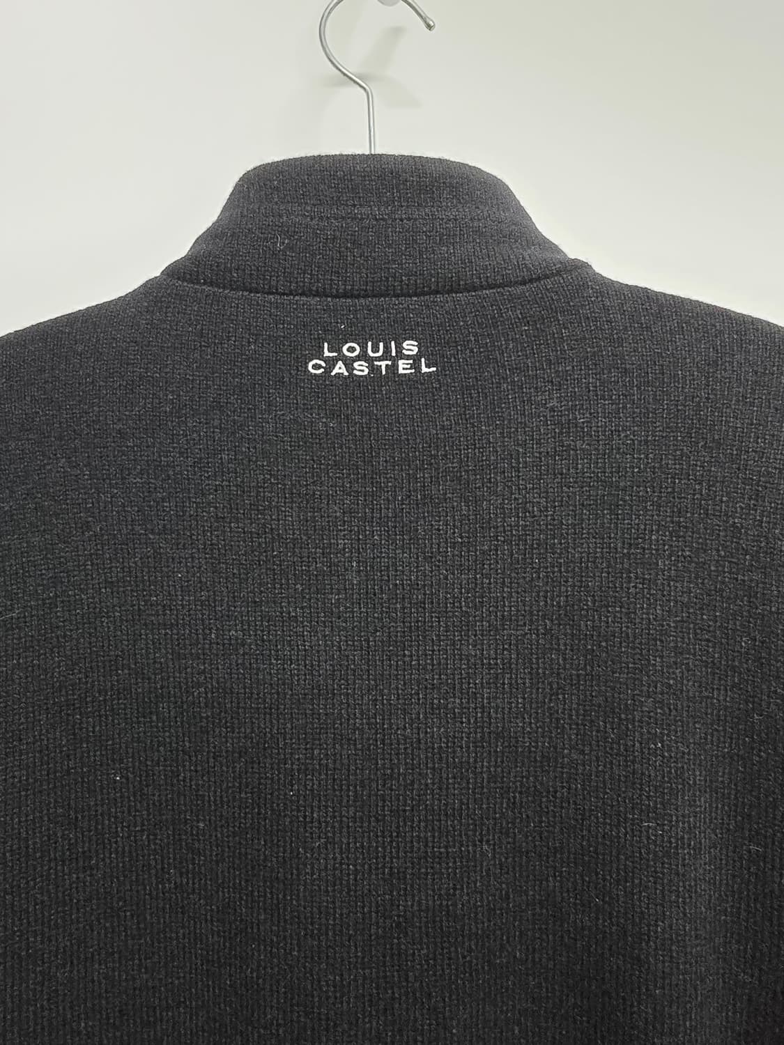 루이까스텔 블랙/레드 방풍 반집업 니트100 상품이미지6