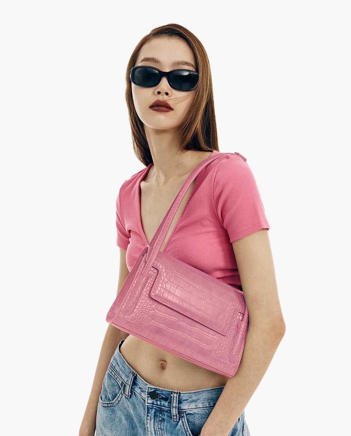 파인드카푸어 마티백26 크로커 더스티핑크 상품이미지2