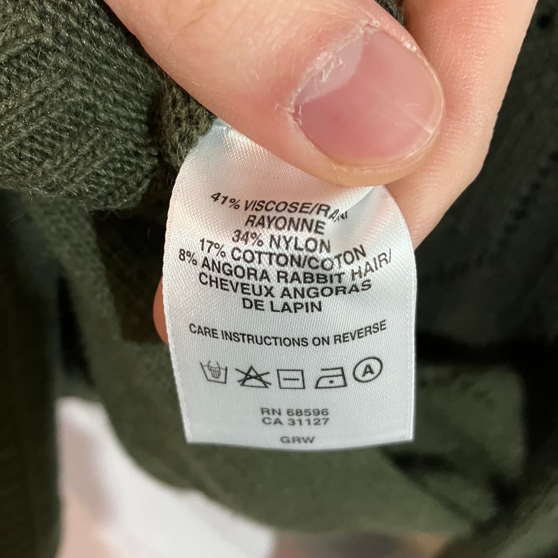 DKNY 크로쉐 니트 상품이미지6