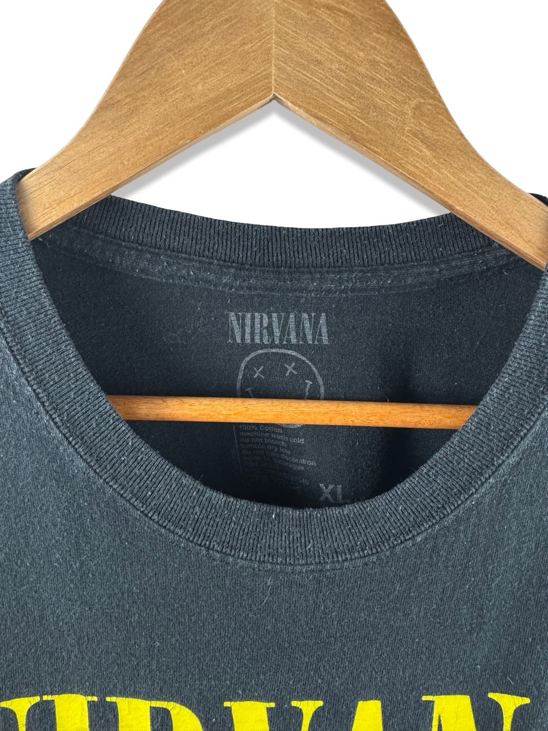 너바나 스마일 그래픽 밴드티셔츠2112 상품이미지5