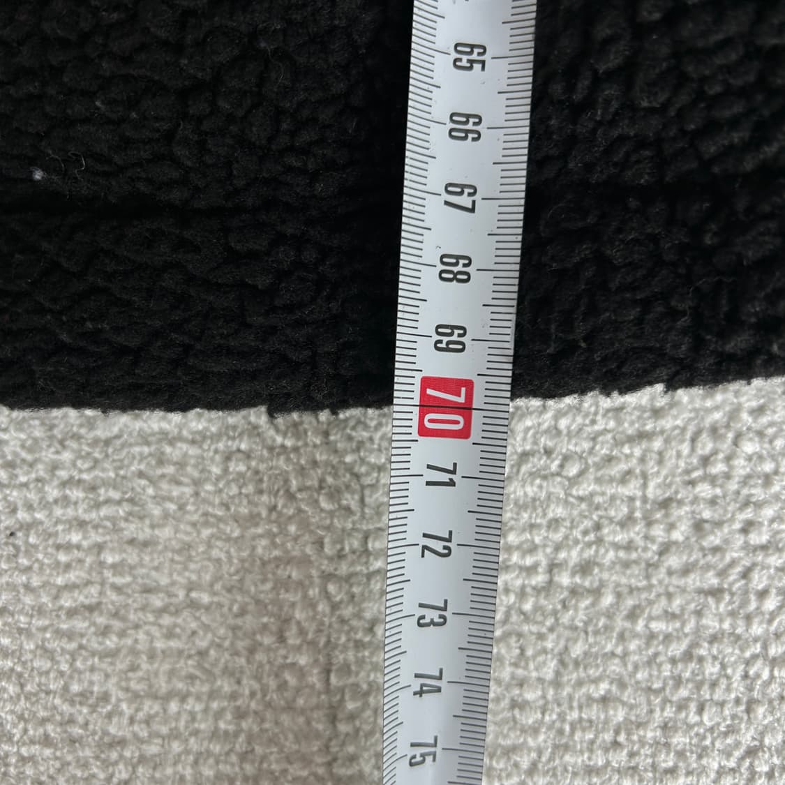 디스커버리 검정색 뽀글이 플리스 자켓 m 상품이미지5