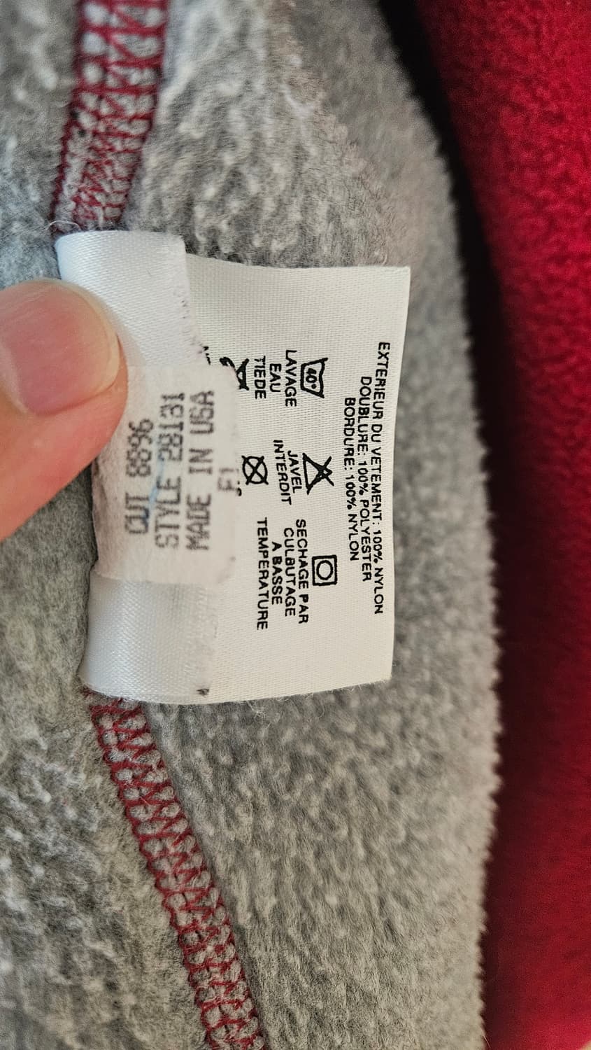 90s vtg 파타고니아 쉘드 신칠라 봄버자켓 퍼플 XXL 상품이미지5