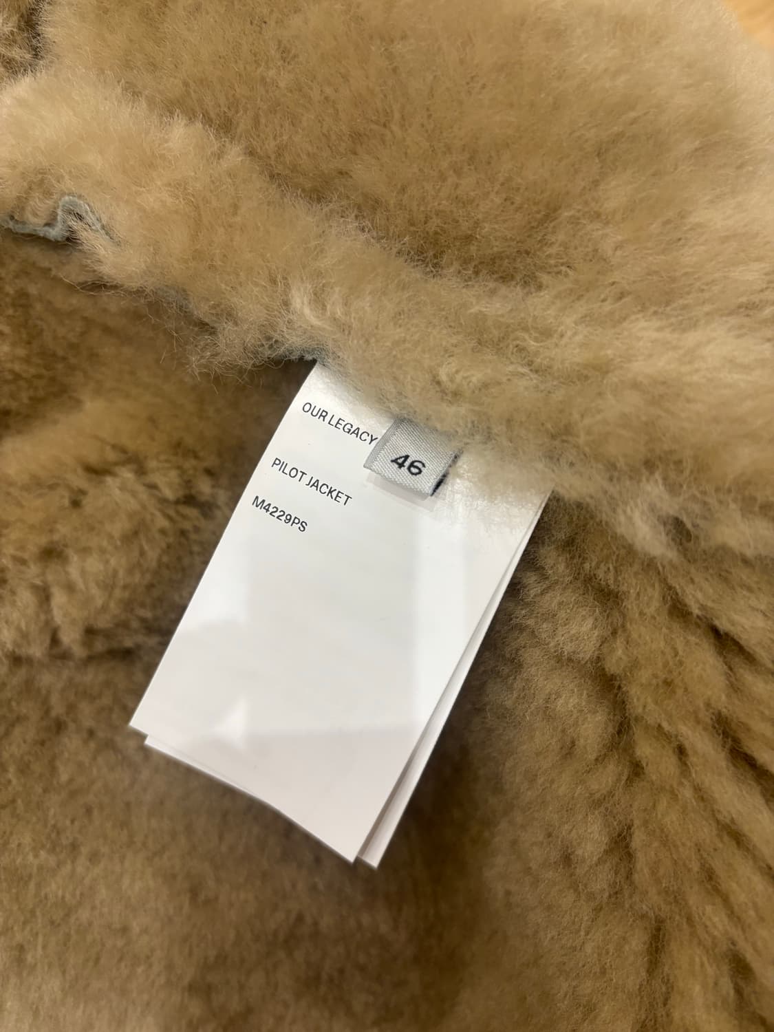 아워레가시 시어링 파일럿 무스탕 46 상품이미지5