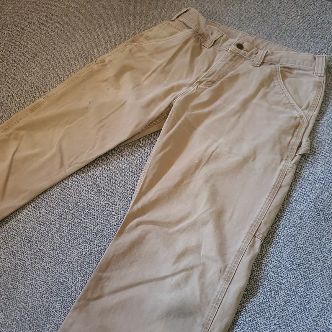 칼하트 B324 DKH 릴렉스 핏 트윌 던가리 팬츠  no.96 상품이미지3