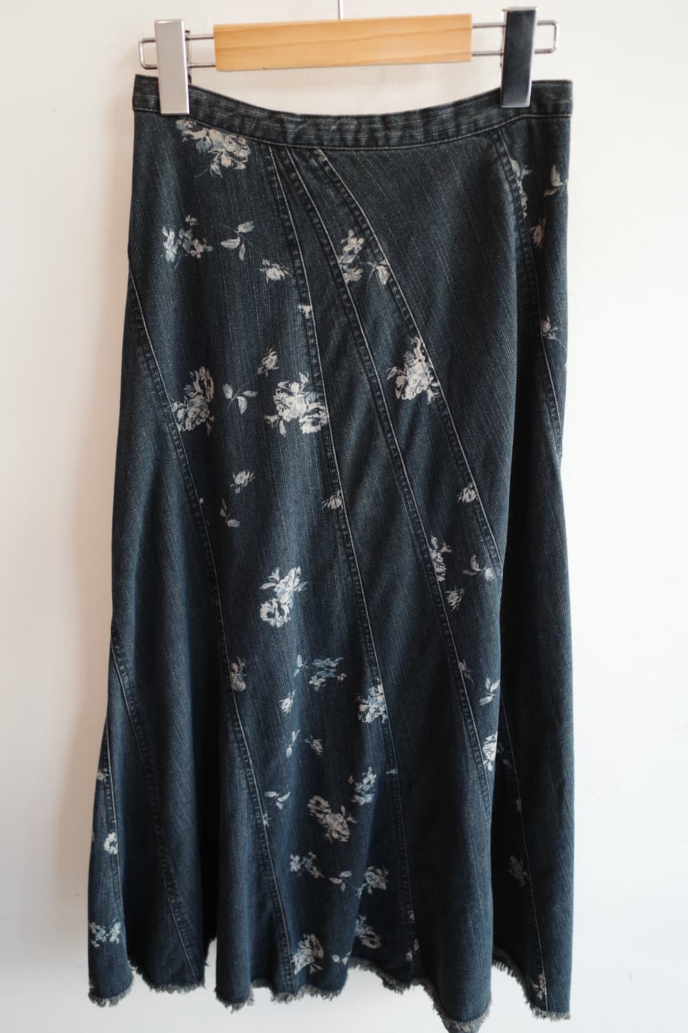 Japan brand 패턴 데님 롱 스커트 (24인치) 상품이미지2