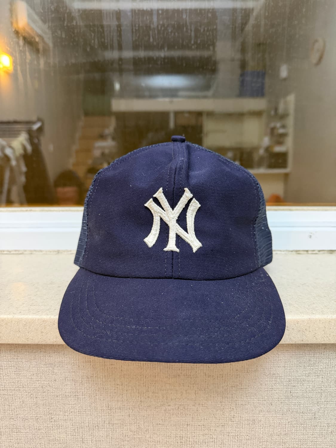 80~90s USA 빈티지 MLB 뉴욕 양키스 트러커 캡 상품이미지1