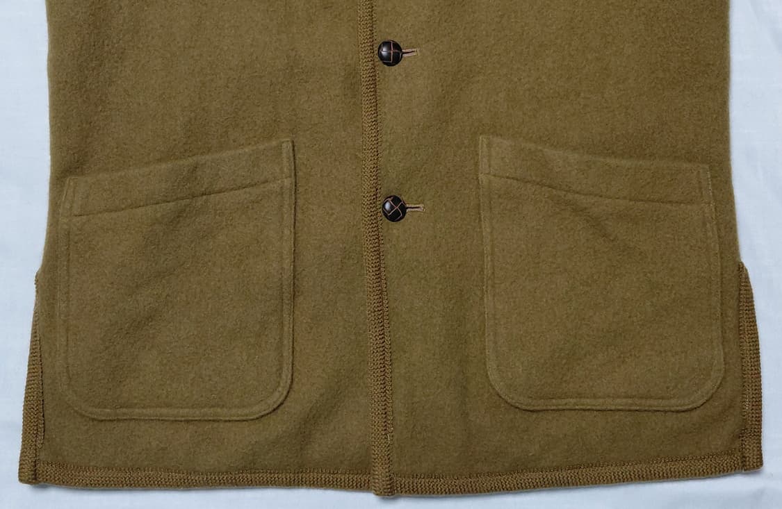 [M] 트로이 브로스(Troy Bros) 재팬 메이드 울 혼방 베스트 상품이미지3