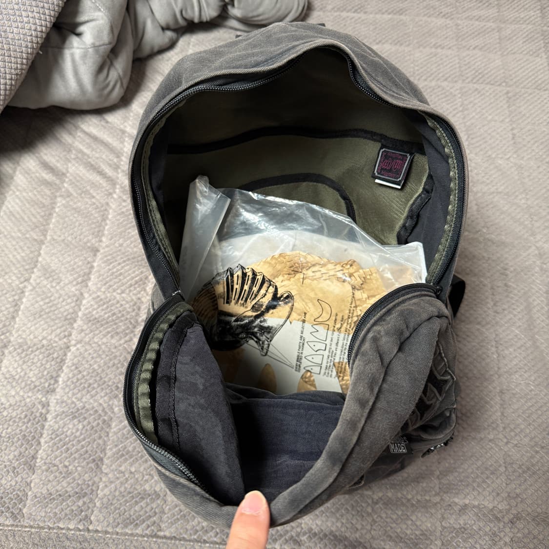 (극미중고)MPQ 워시드 패치 백팩 상품이미지7