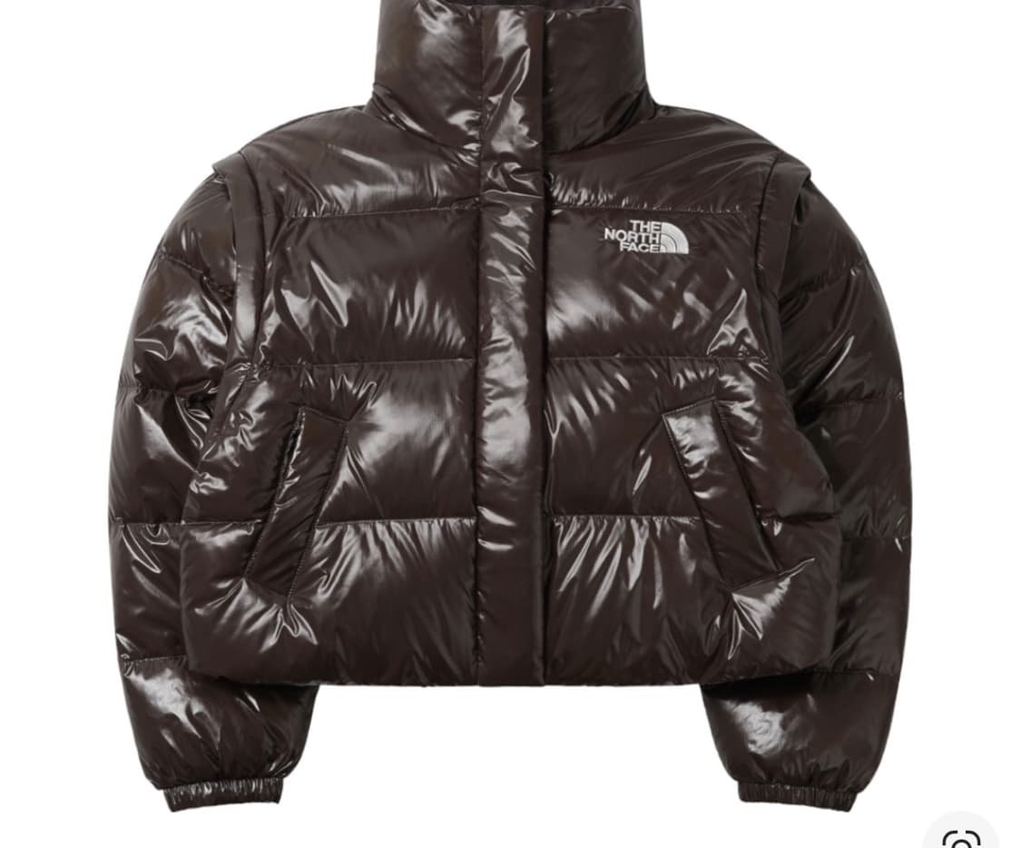 노스페이스 글로시 DT RDS 다운 자켓 코코아 브라운 상품이미지1