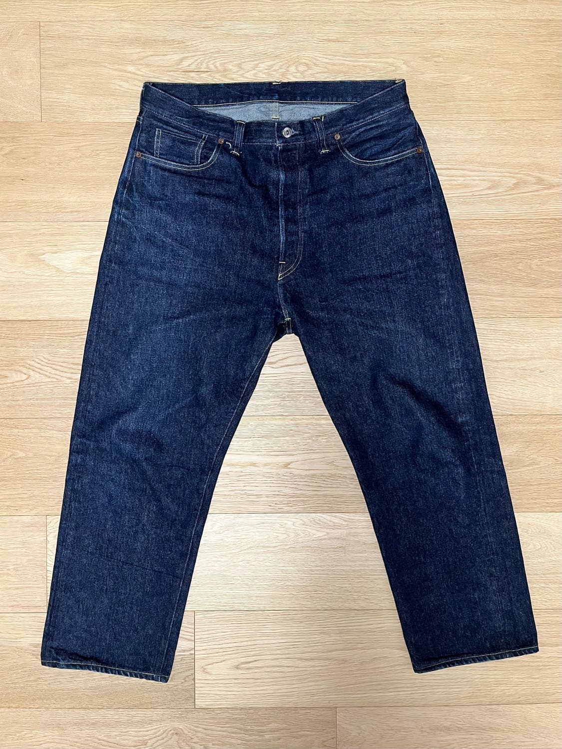 아프레쎄 AP-4001 원워시 데님 팬츠 상품이미지2