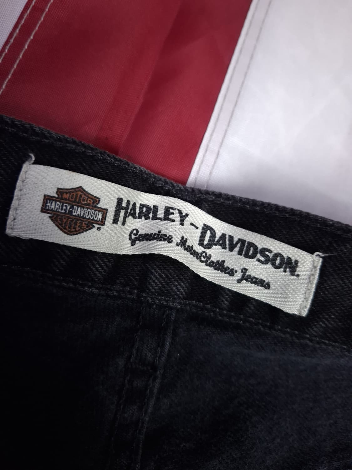 오리지날 매장판 할리데이비슨 블랙 라이더 데님진 상품이미지5