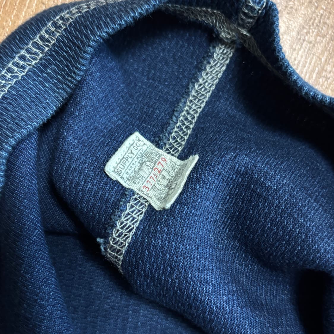 RRL / 폴로 더블알엘 빈티지 피니쉬드 헨리넥 티셔츠 상품이미지7