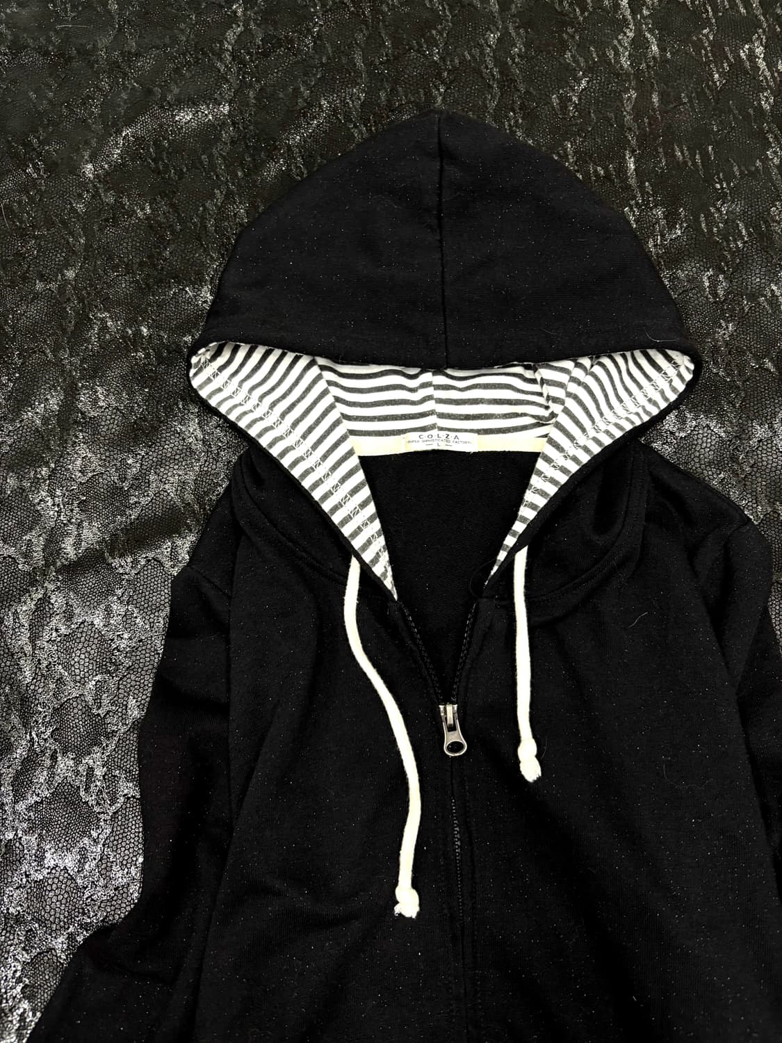 “COLZA” Y2K Slim Fit Check Detail Half H 상품이미지6