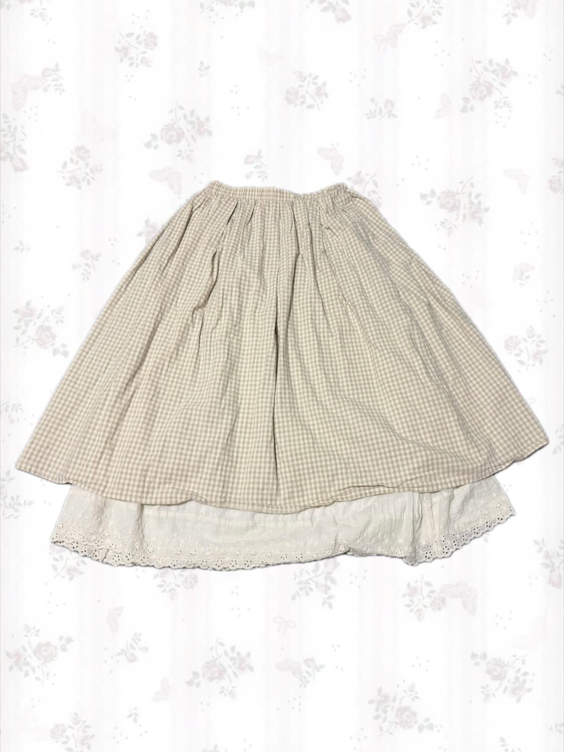 모리 레이어드 롱스커트 상품이미지1