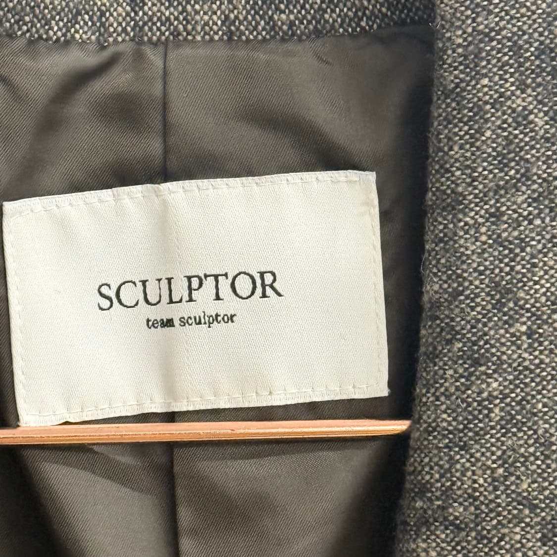 스컬프터 클래식 레어 헤링본 블레이저 s 상품이미지2