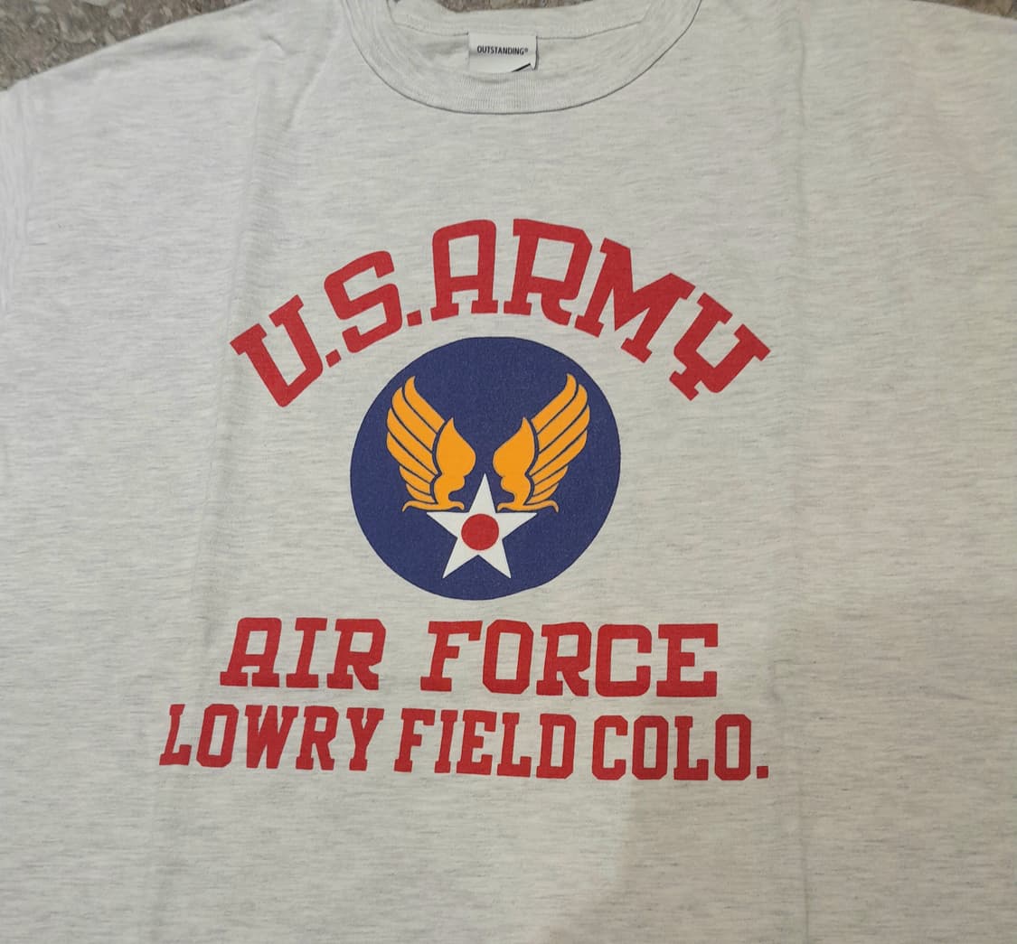 💥아웃스탠딩 에어포스 에쉬그레이 반팔 (L)   상품이미지3