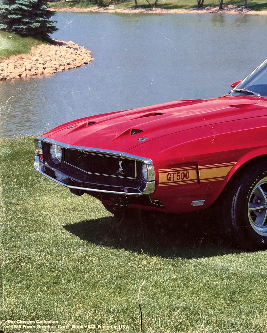 포드 머스탱 쉘비 빈티지 포스터 (액자포함) 상품이미지2